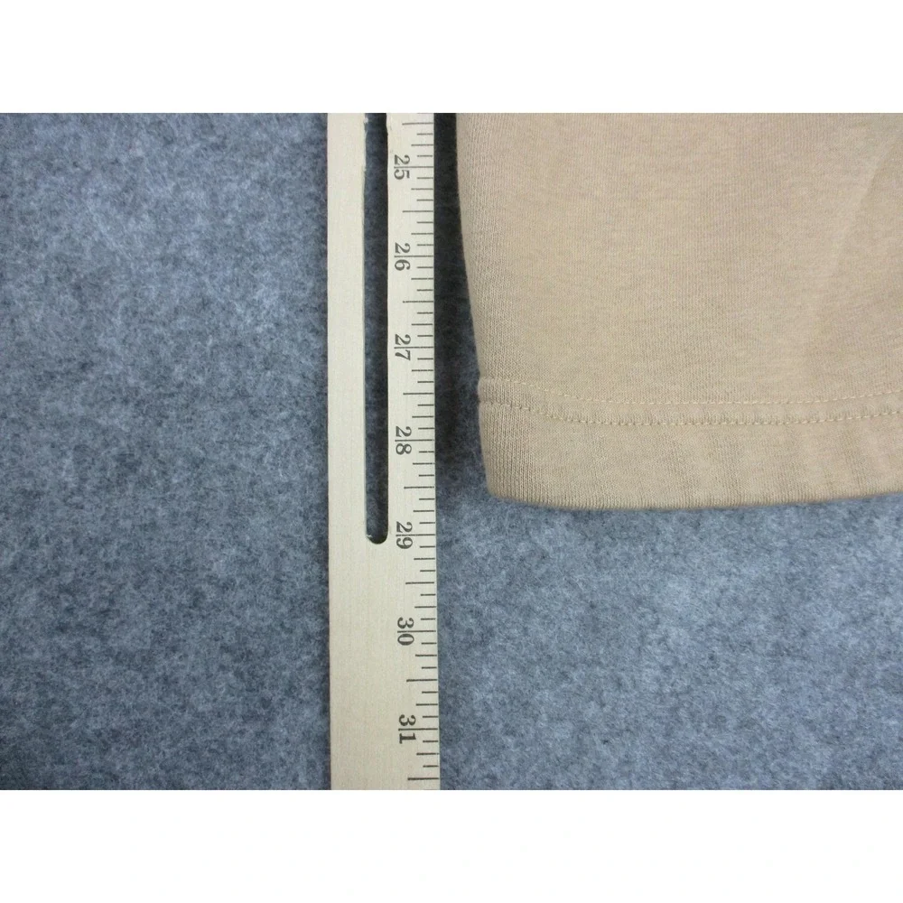 Adidas Pants Men 2XL XXL Beige Wide Leg Fleece Sweatpants Side Stripe Drawstring